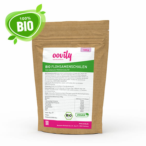 Bio Flohsamenschalen